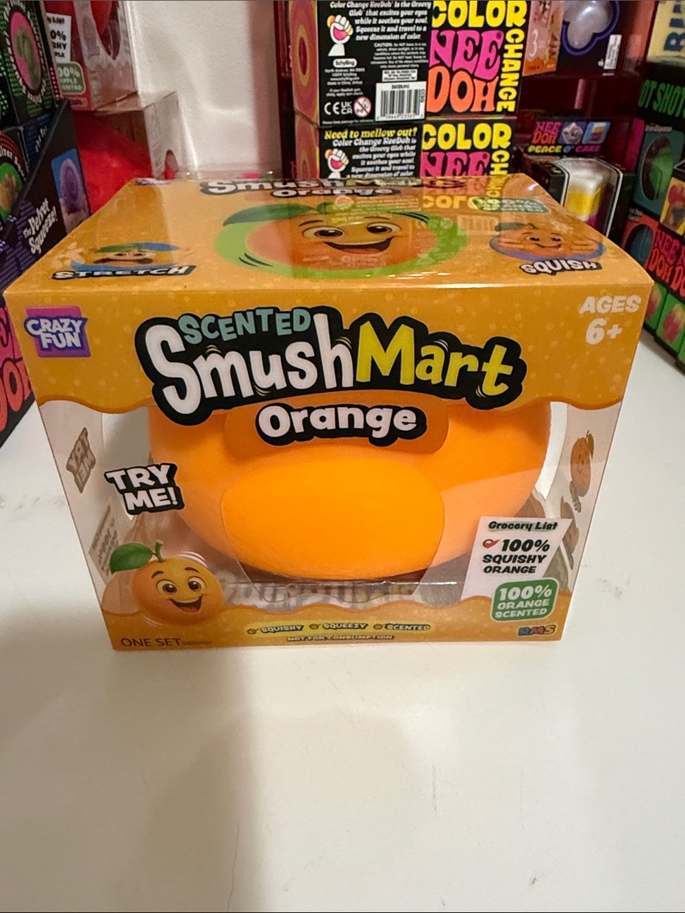 Scented SmushMart Orange Jumbo Squish - 🍊
